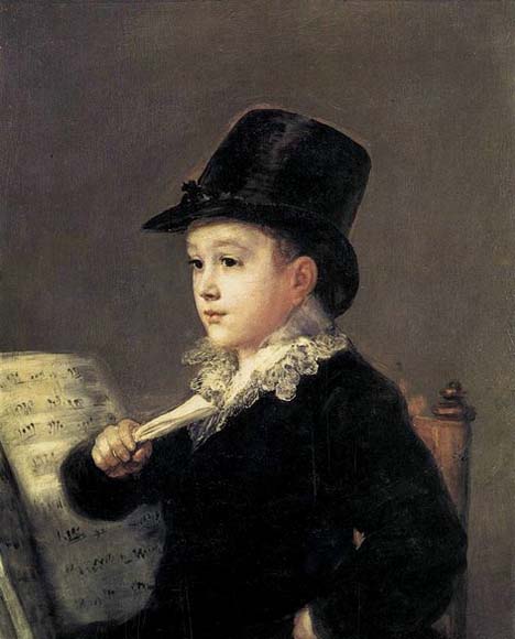 Francisco de goya y Lucientes Portrait of Mariano Goya, the Artist-s Grandson
